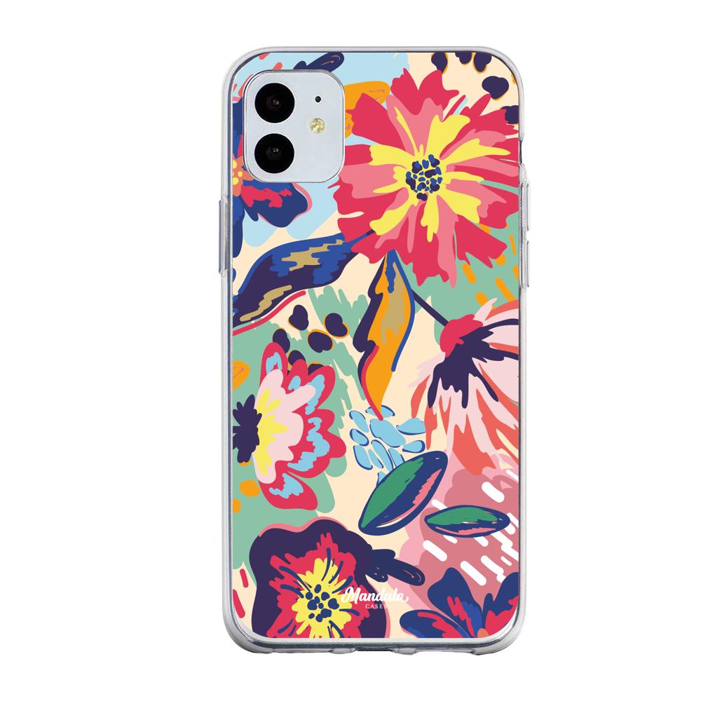 Estuches para iphone 11 - Colors Flowers Case  - Mandala Cases