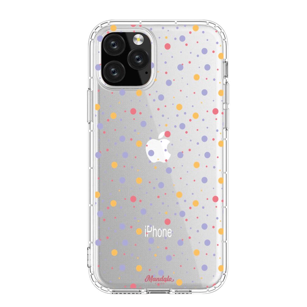 Case para iphone 11 pro puntos de coloridos-  - Mandala Cases