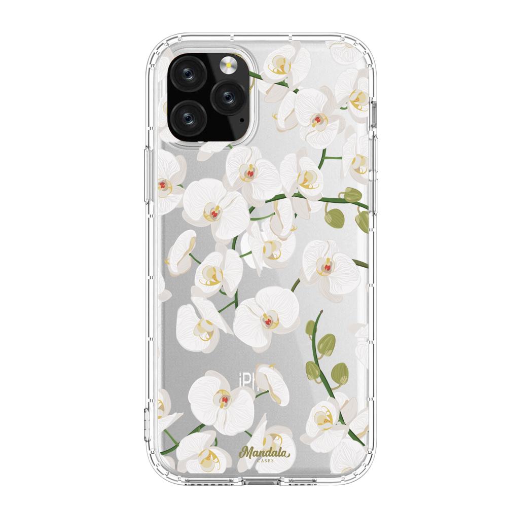 Case para iphone 11 pro Funda Orquídeas  - Mandala Cases