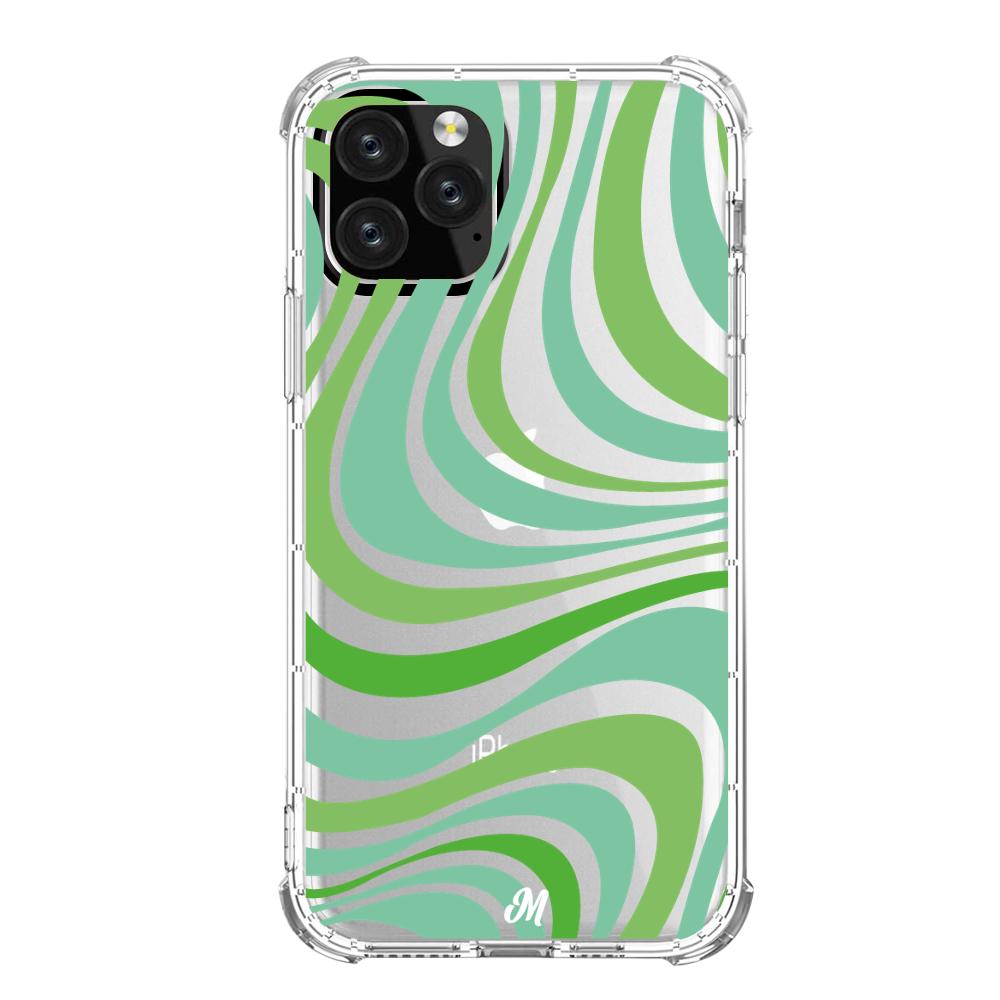 Case para iphone 11 pro Groovy verde - Mandala Cases