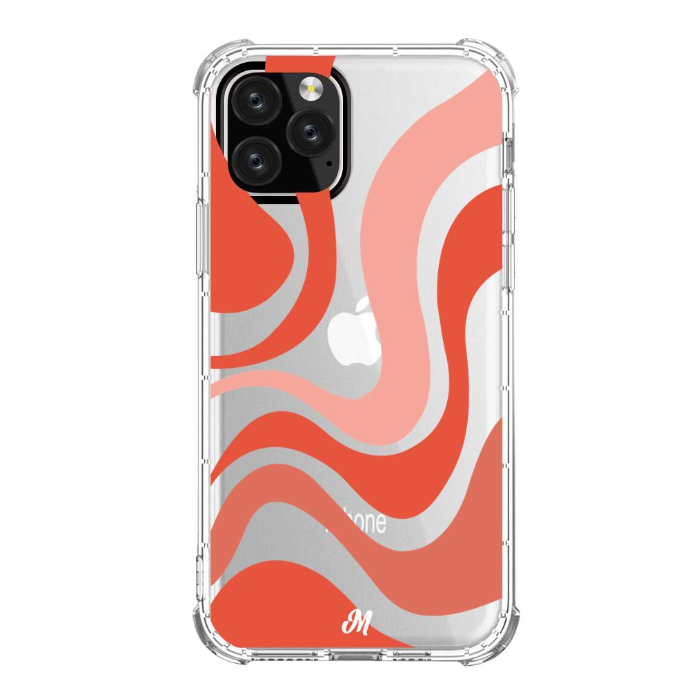 Case para iphone 11 pro Groovy rojo - Mandala Cases