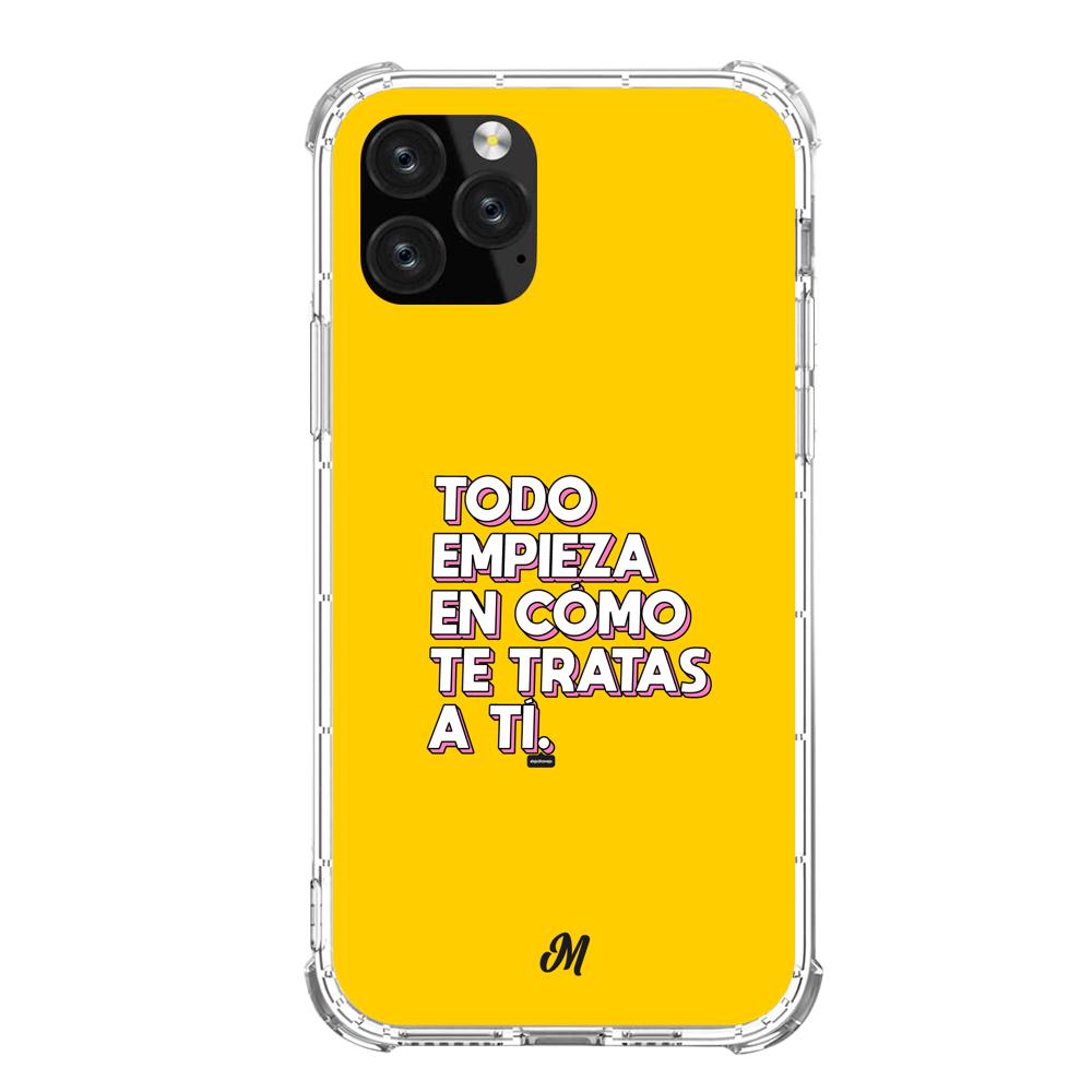 Estuches para iphone 11 pro - Empieza por ti Yellow Case  - Mandala Cases