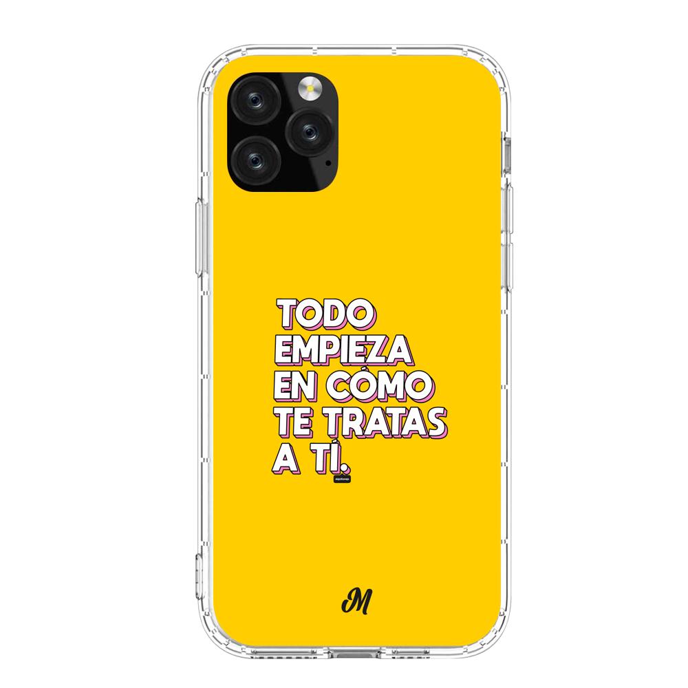 Estuches para iphone 11 pro - Empieza por ti Yellow Case  - Mandala Cases