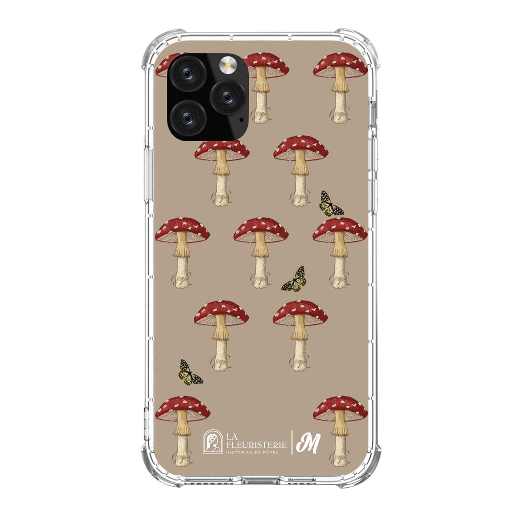 Case para iphone 11 pro Hongo Patrón Crema - Mandala Cases