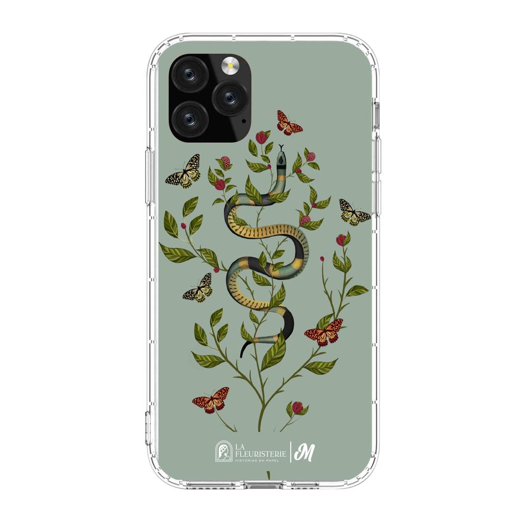 Case para iphone 11 pro Snake Flowers Menta - Mandala Cases