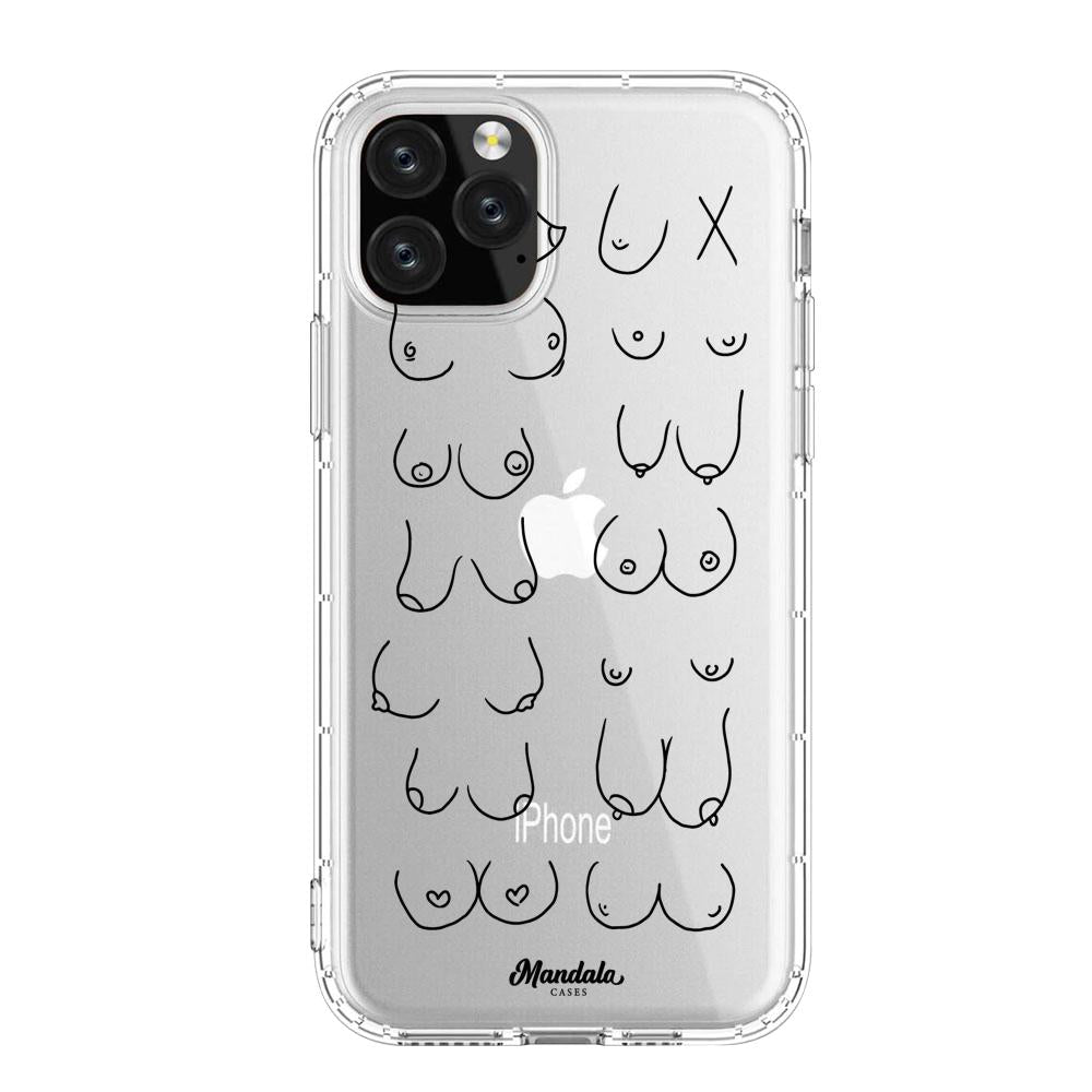 Estuches para iphone 11 pro - Boobs Case  - Mandala Cases