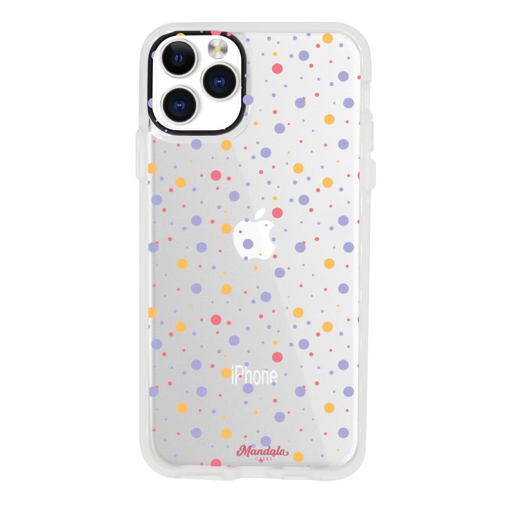Case para iphone 11 pro max puntos de coloridos-  - Mandala Cases