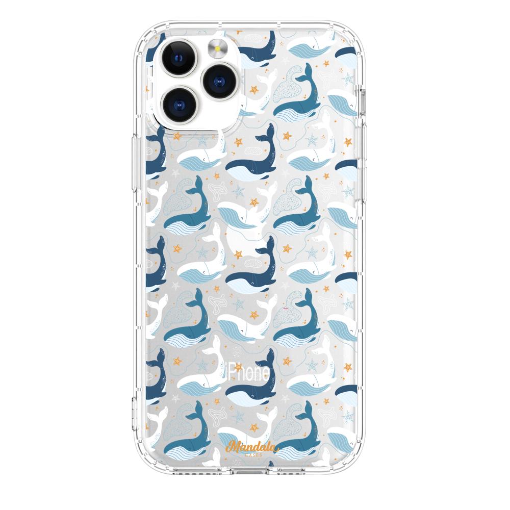 Case para iphone 11 pro max Funda Pequeñas Ballenas - Mandala Cases