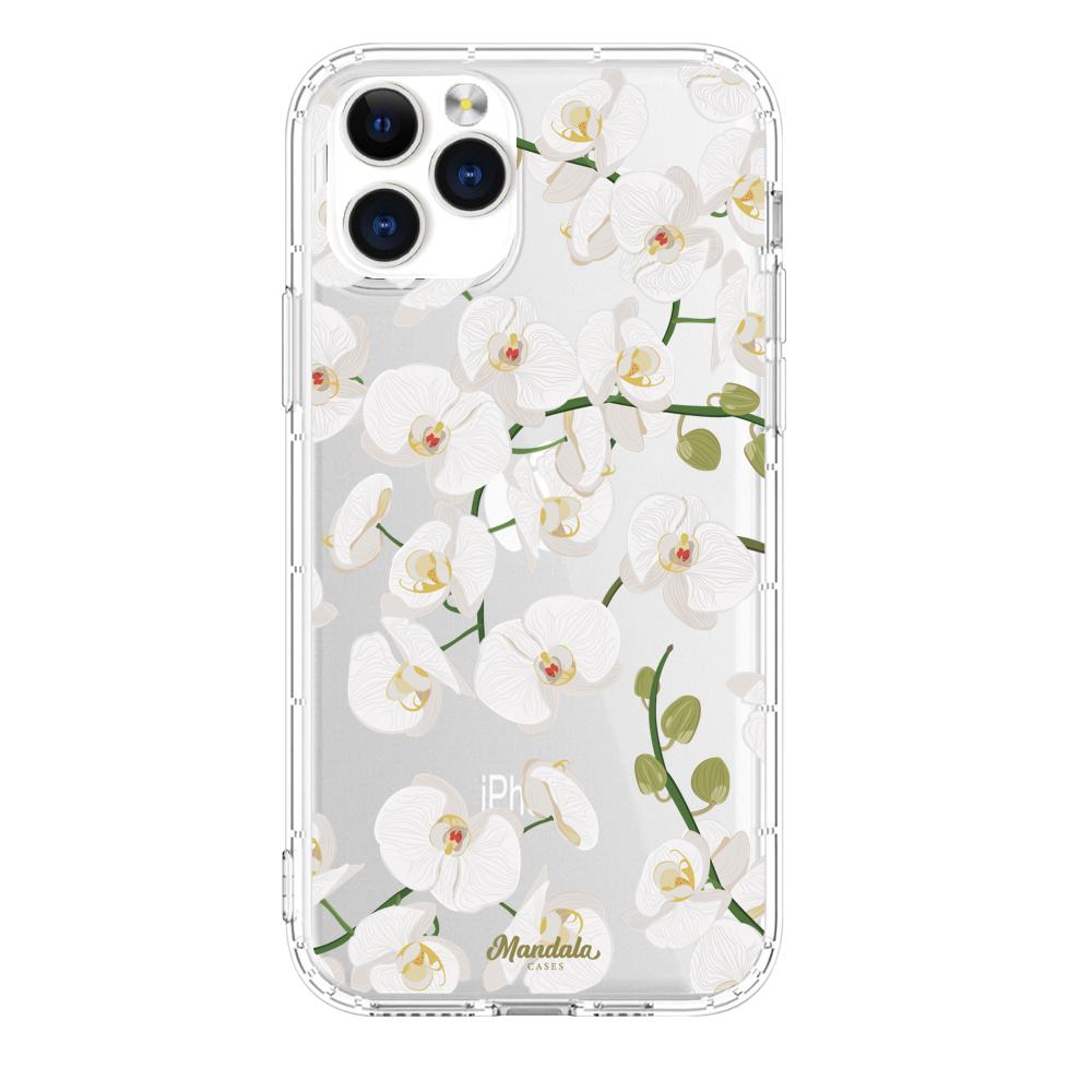 Case para iphone 11 pro max Funda Orquídeas  - Mandala Cases