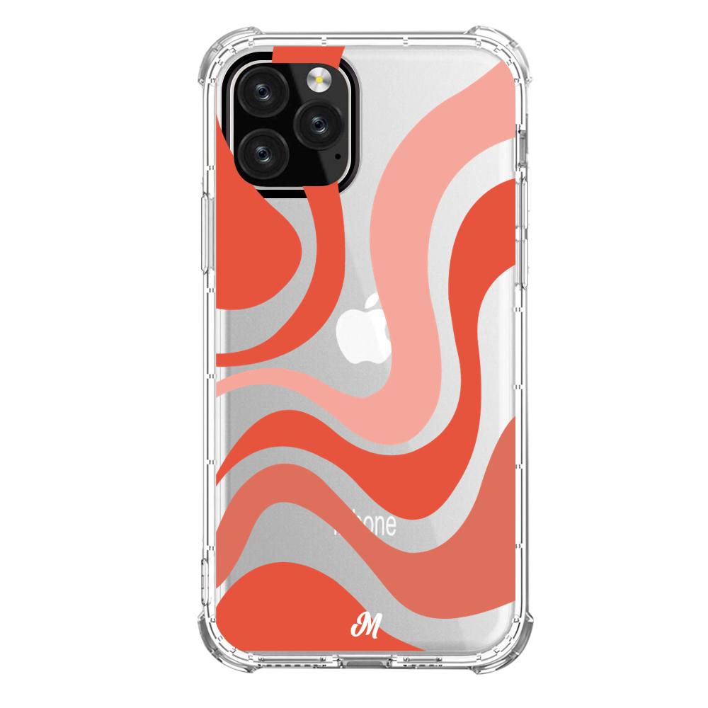 Case para iphone 11 pro max Groovy rojo - Mandala Cases