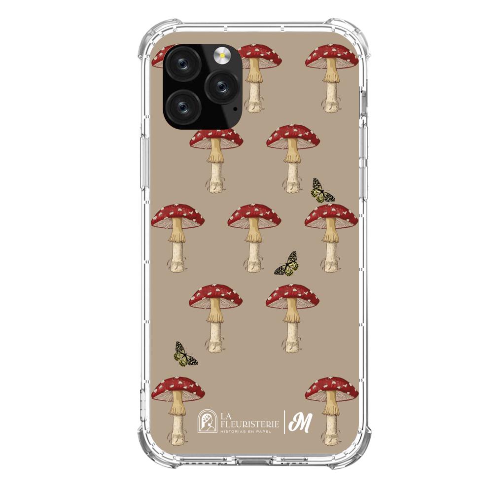 Case para iphone 11 pro max Hongo Patrón Crema - Mandala Cases