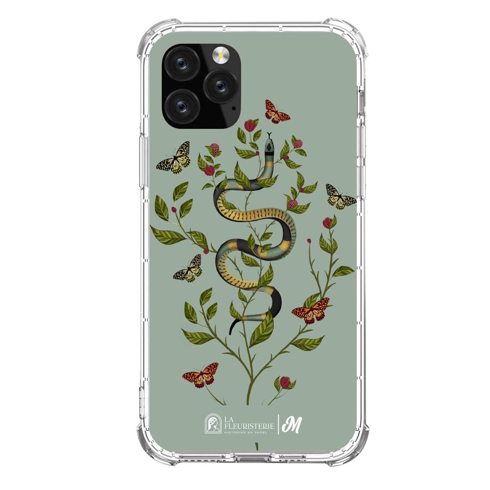 Case para iphone 11 pro max Snake Flowers Menta - Mandala Cases
