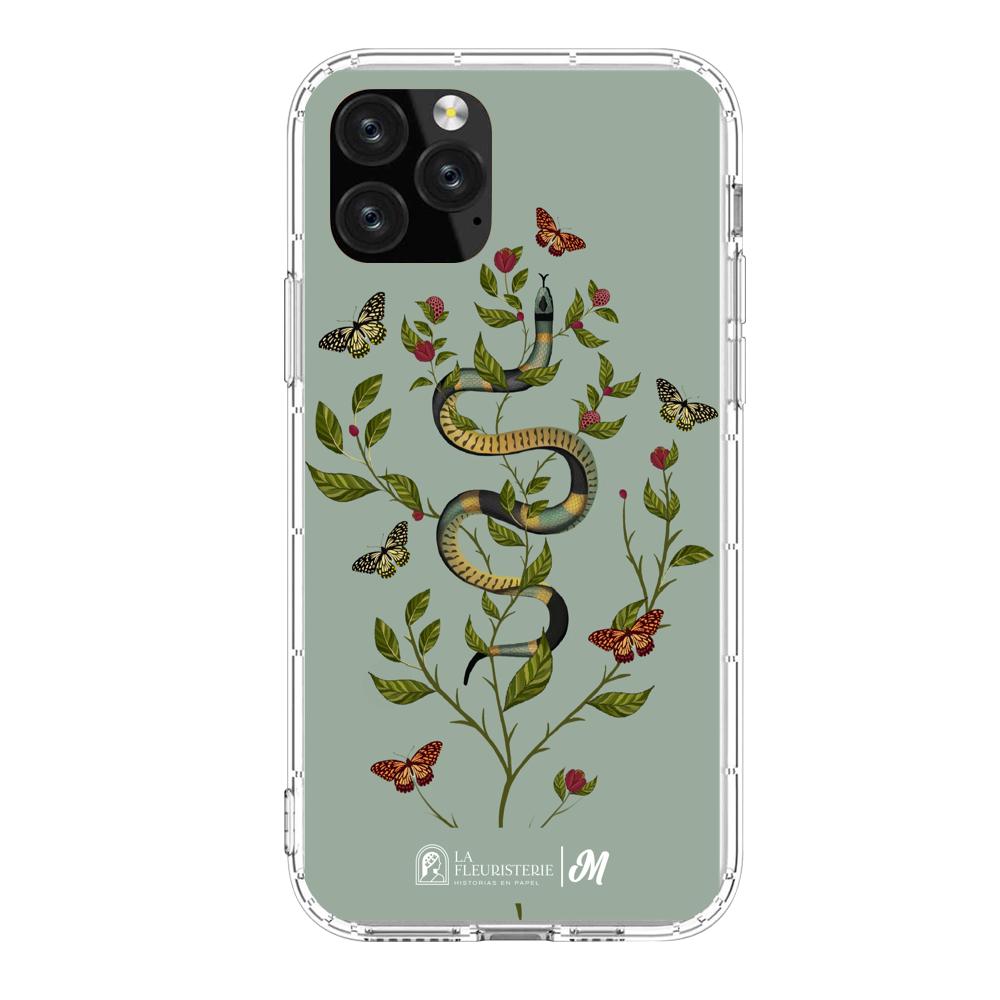 Case para iphone 11 pro max Snake Flowers Menta - Mandala Cases