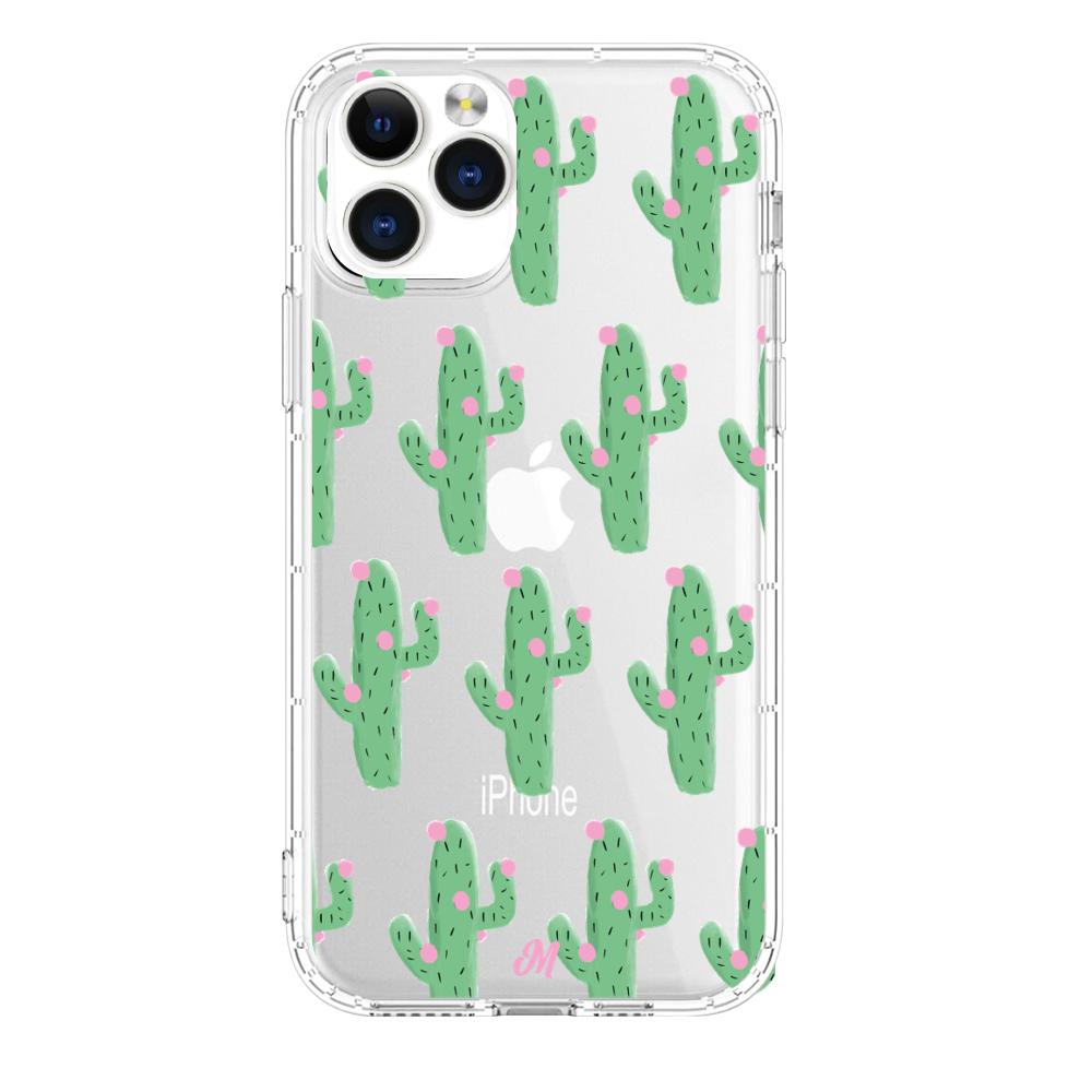 Case para iphone 11 pro max Cactus Con Flor Rosa  - Mandala Cases