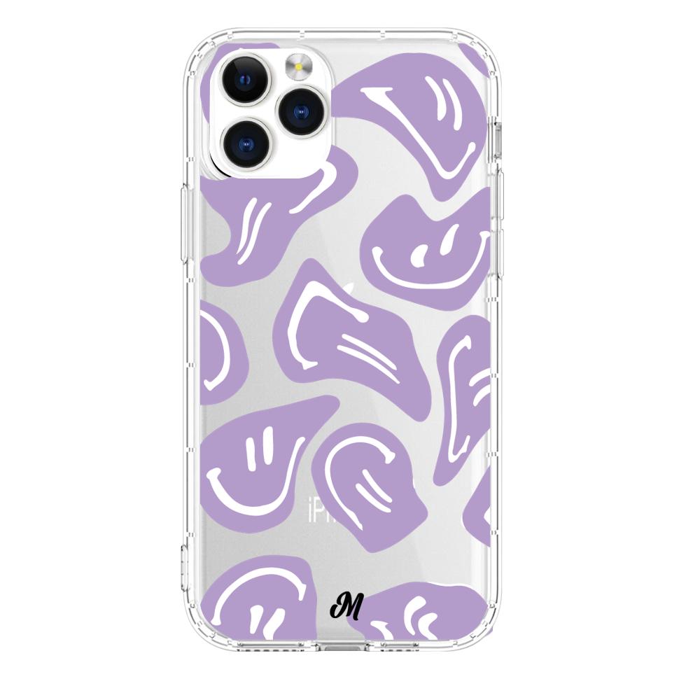 Case para iphone 11 pro max Happy Face Morado-  - Mandala Cases