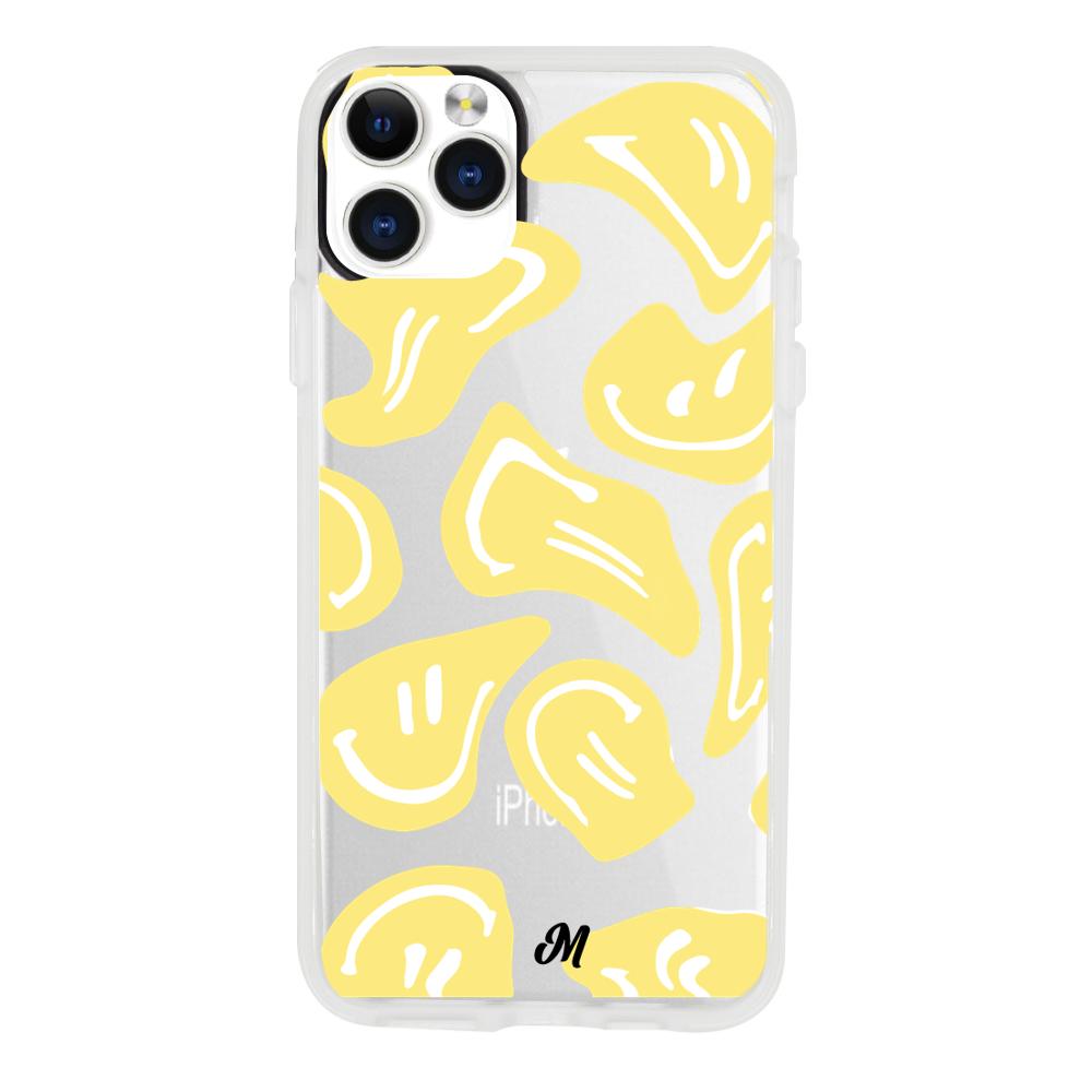 Case para iphone 11 pro max Happy Face Amarillo-  - Mandala Cases