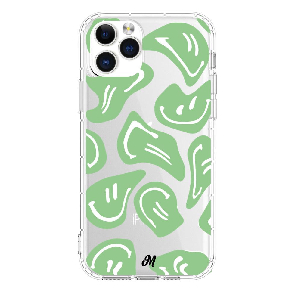 Case para iphone 11 pro max Happy Face Verde-  - Mandala Cases