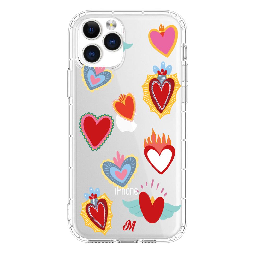 Case para iphone 11 pro max Corazón de Guadalupe - Mandala Cases