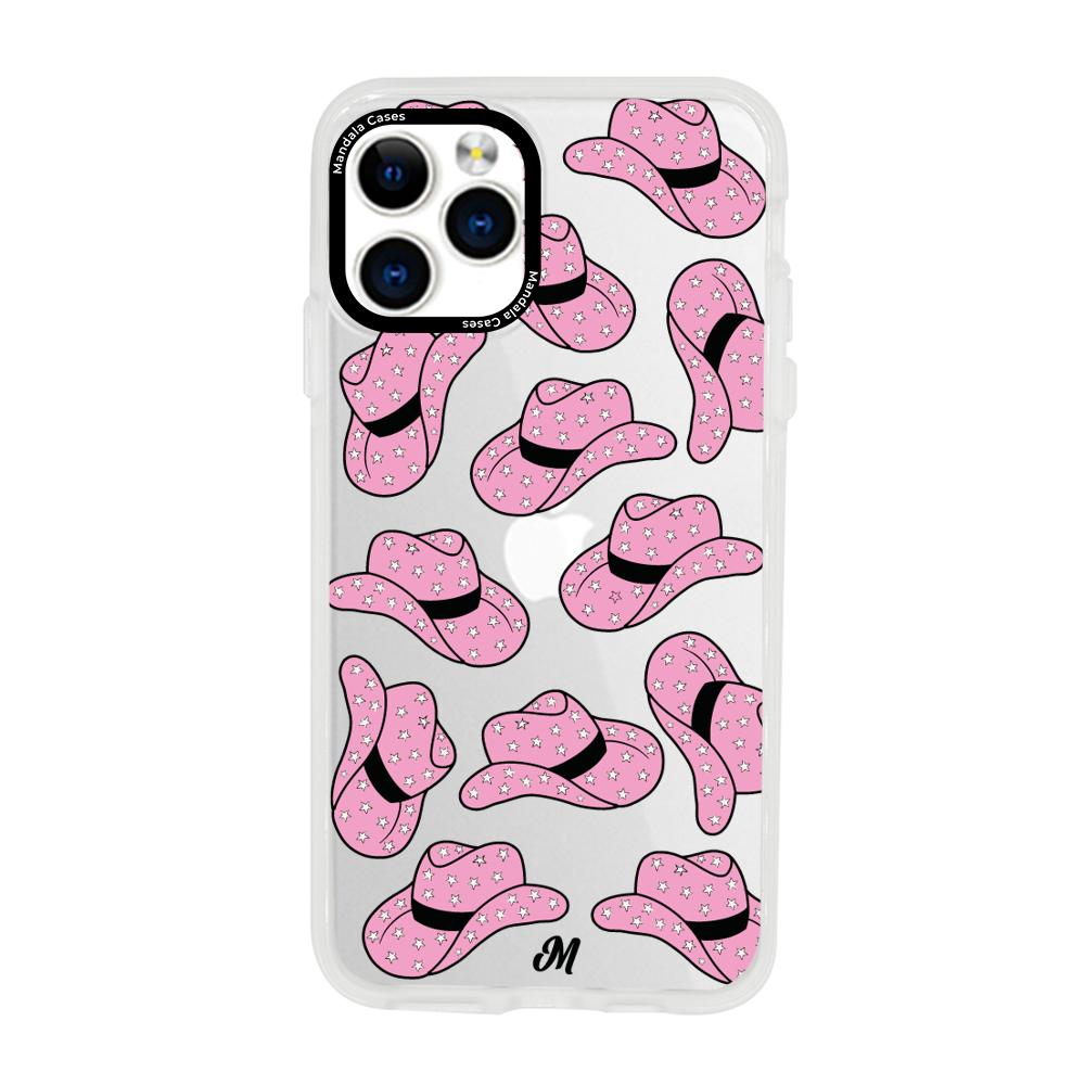 Case para iphone 11 pro max sombrero vaquera rosado - Mandala Cases