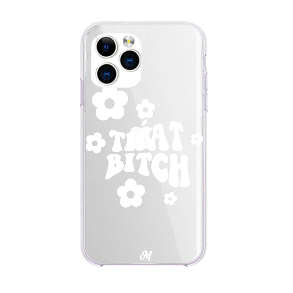 Case para iphone 11 pro max That bitch blanco - Mandala Cases