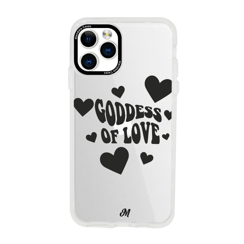 Case para iphone 11 pro max Goddess of love negro - Mandala Cases