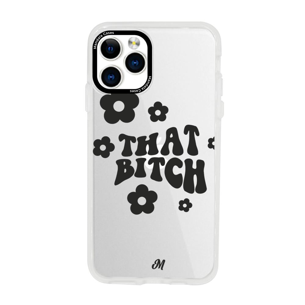 Case para iphone 11 pro max that bitch negro - Mandala Cases