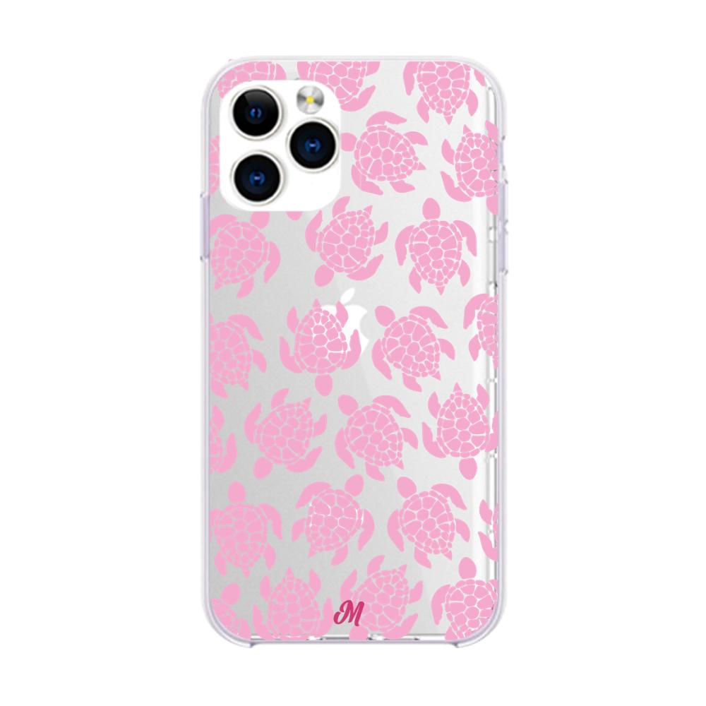 Case para iphone 11 pro max Tortugas rosa - Mandala Cases