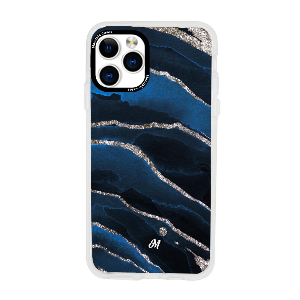 Cases para iphone 11 pro max Marble Blue - Mandala Cases