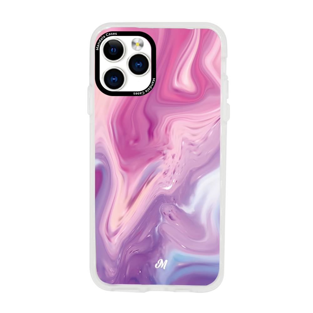 Cases para iphone 11 pro max Marmol liquido pink - Mandala Cases