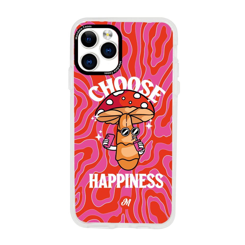 Cases para iphone 11 pro max Choose happiness - Mandala Cases