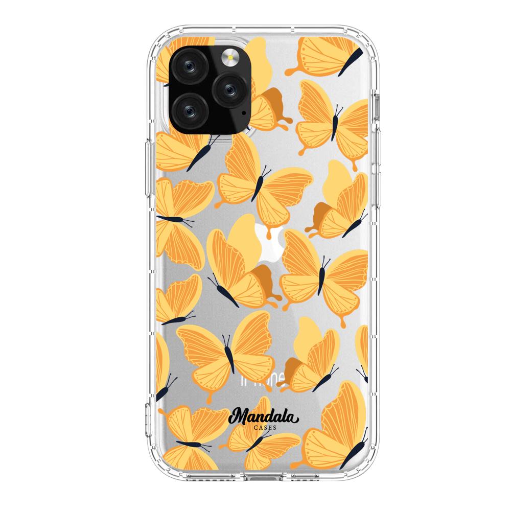Estuches para iphone 11 pro max - Yellow Butterflies Case  - Mandala Cases