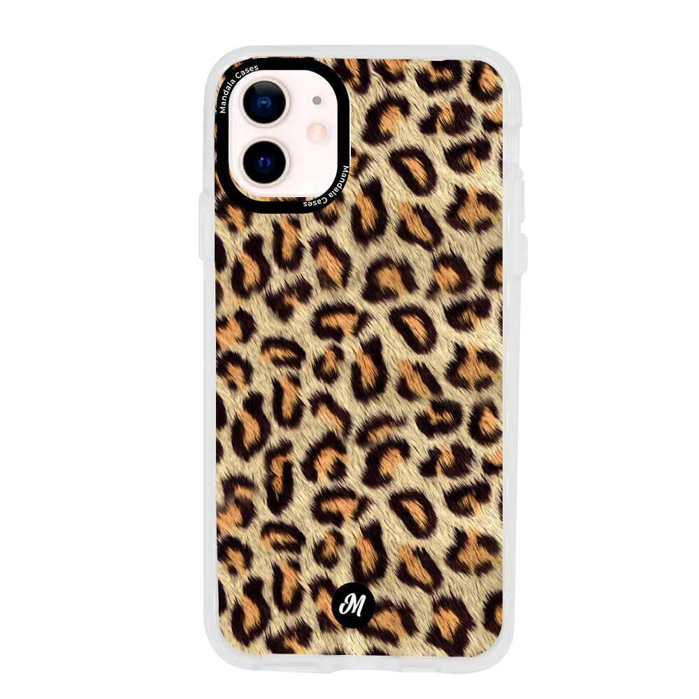 Funda Leopardo Peludo iPhone