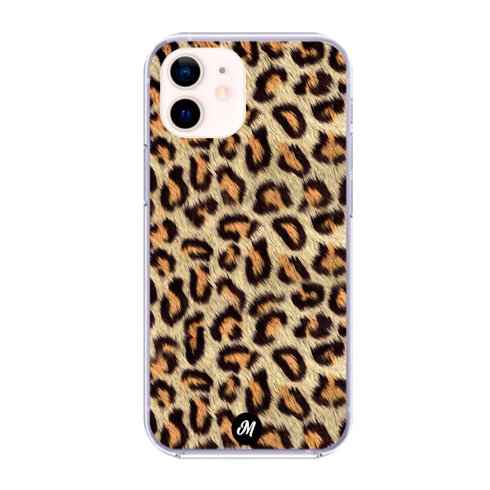 Funda Leopardo Peludo iPhone