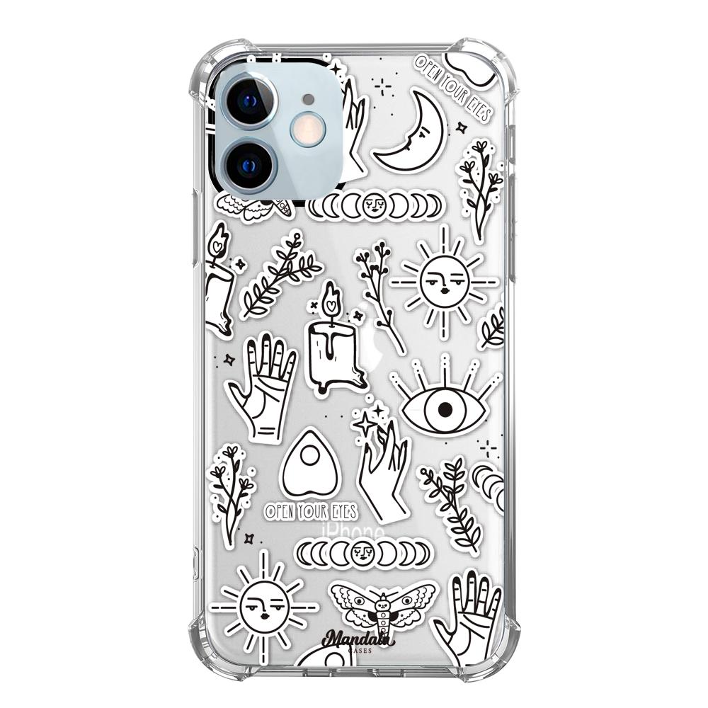 Case para iphone 12 Mini Funda de Magia Blanca  - Mandala Cases