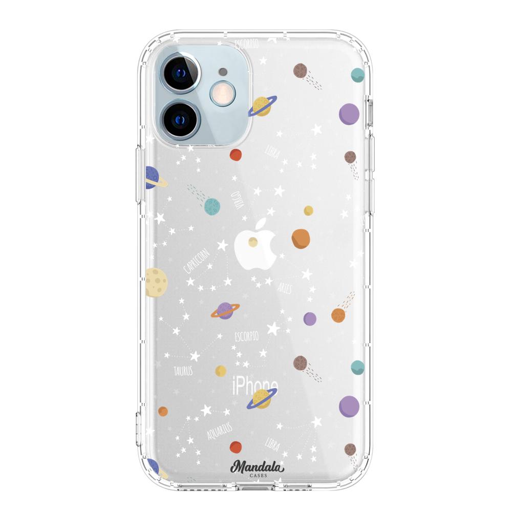 Case para iphone 12 Mini Funda Pequeños Planetas - Mandala Cases