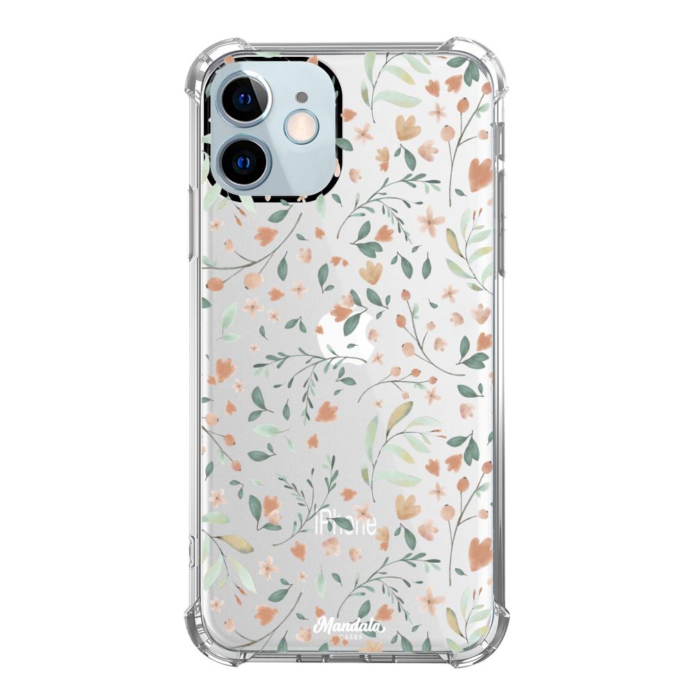 Case para iphone 12 Mini Funda Flores Delicadas - Mandala Cases