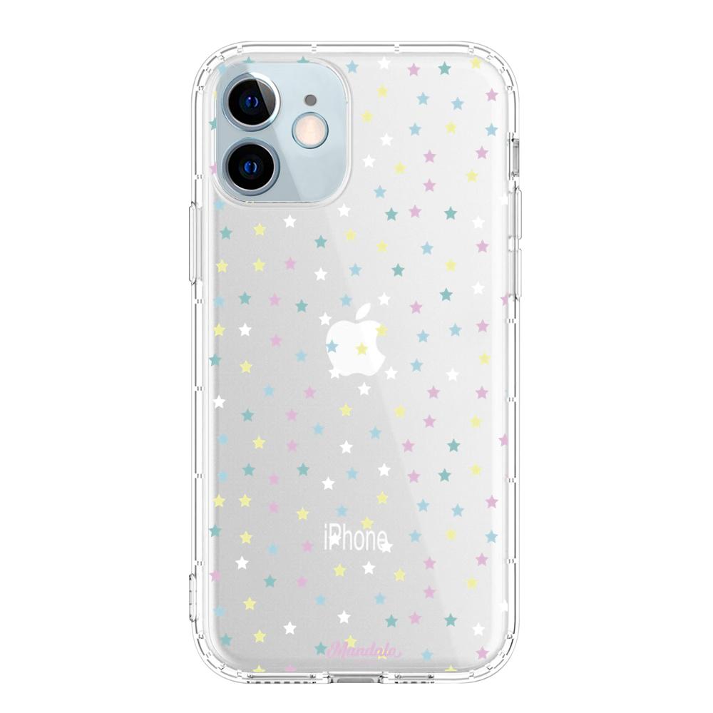 Case para iphone 12 Mini Funda Estrellas Blancas - Mandala Cases