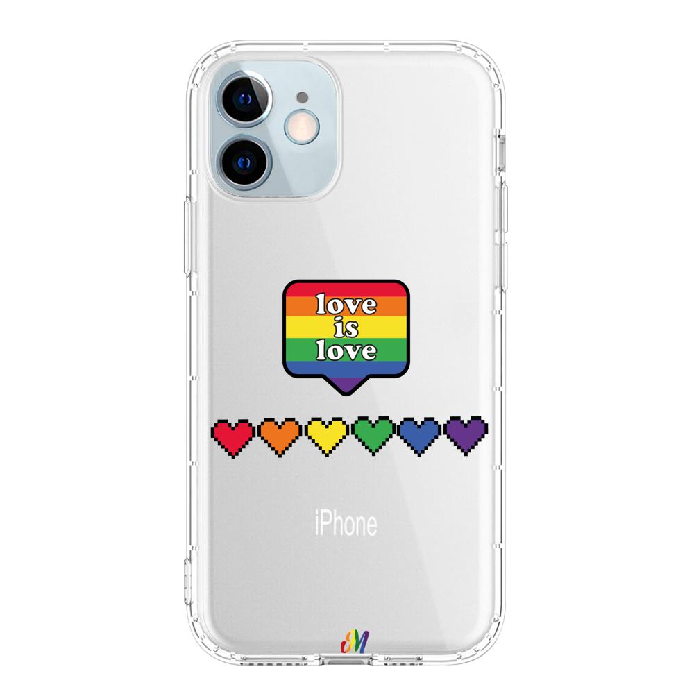 Case para iphone 12 Mini Amor es Amor - Mandala Cases