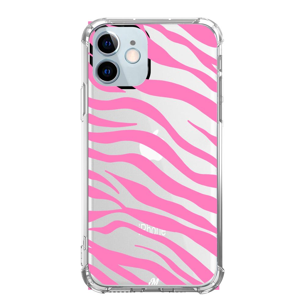 Case para iphone 12 Mini Zebra Rosada - Mandala Cases