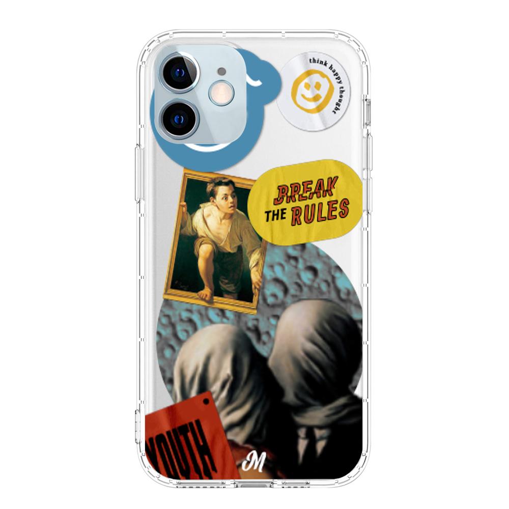 Estuches para iphone 12 Mini - Break the rules case  - Mandala Cases