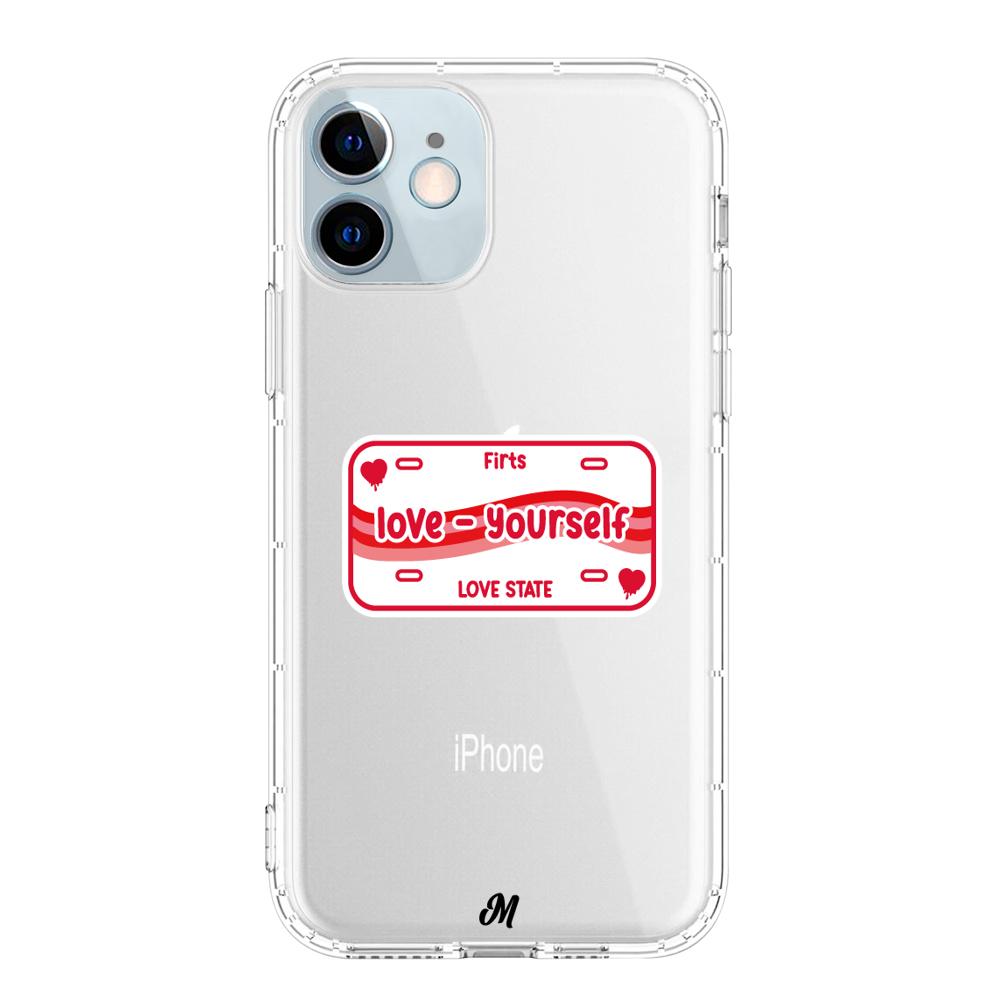 Case para iphone 12 Mini Love Yourself First - Mandala Cases