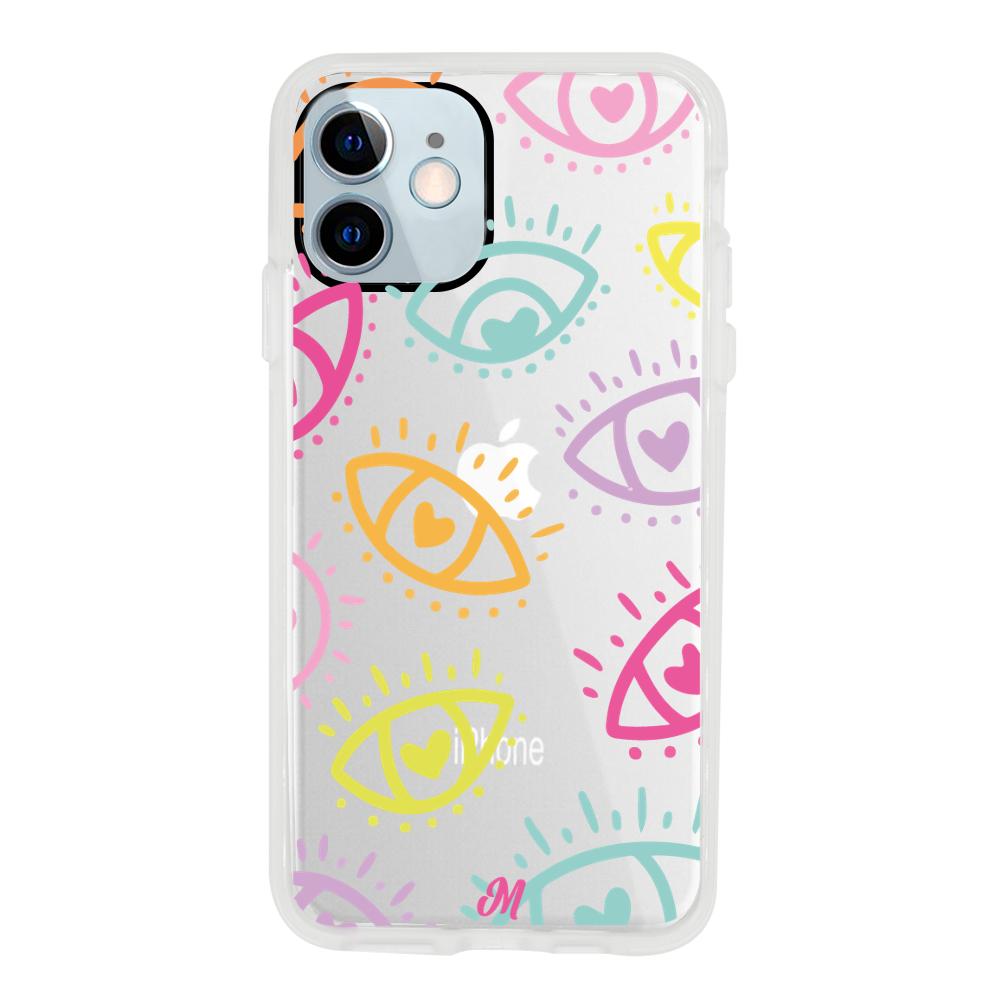 Case para iphone 12 Mini Eyes In Love-  - Mandala Cases