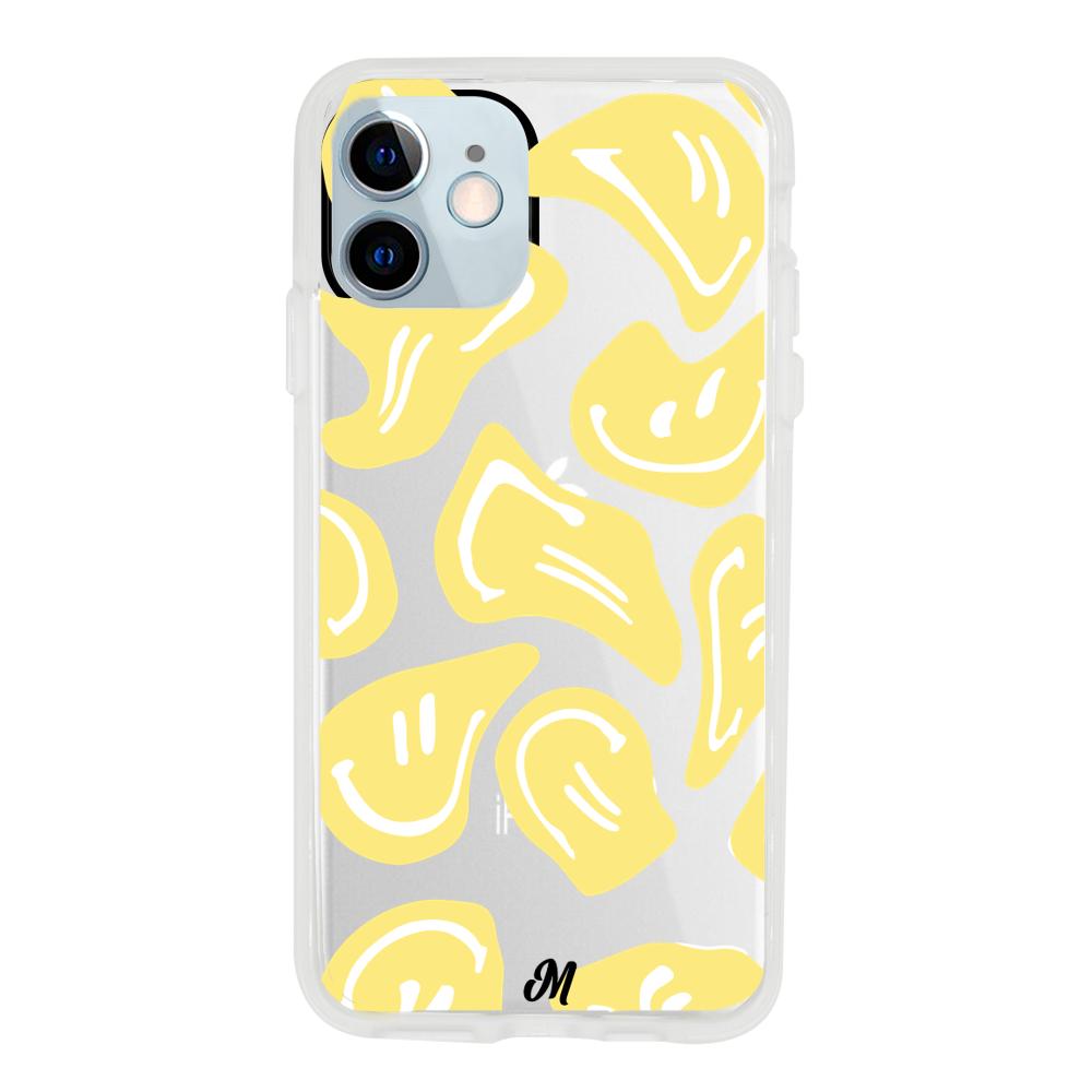 Case para iphone 12 Mini Happy Face Amarillo-  - Mandala Cases