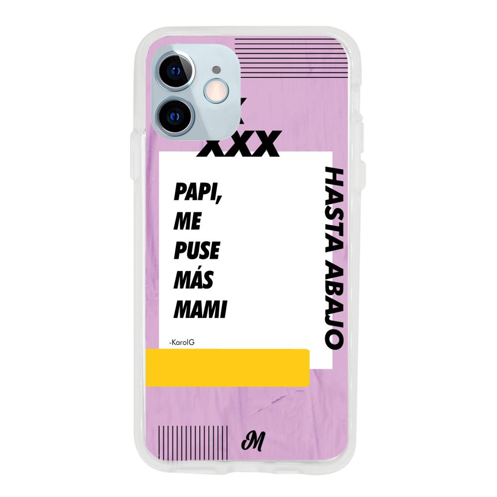 Case para iphone 12 Mini Me puse mas mami morado - Mandala Cases