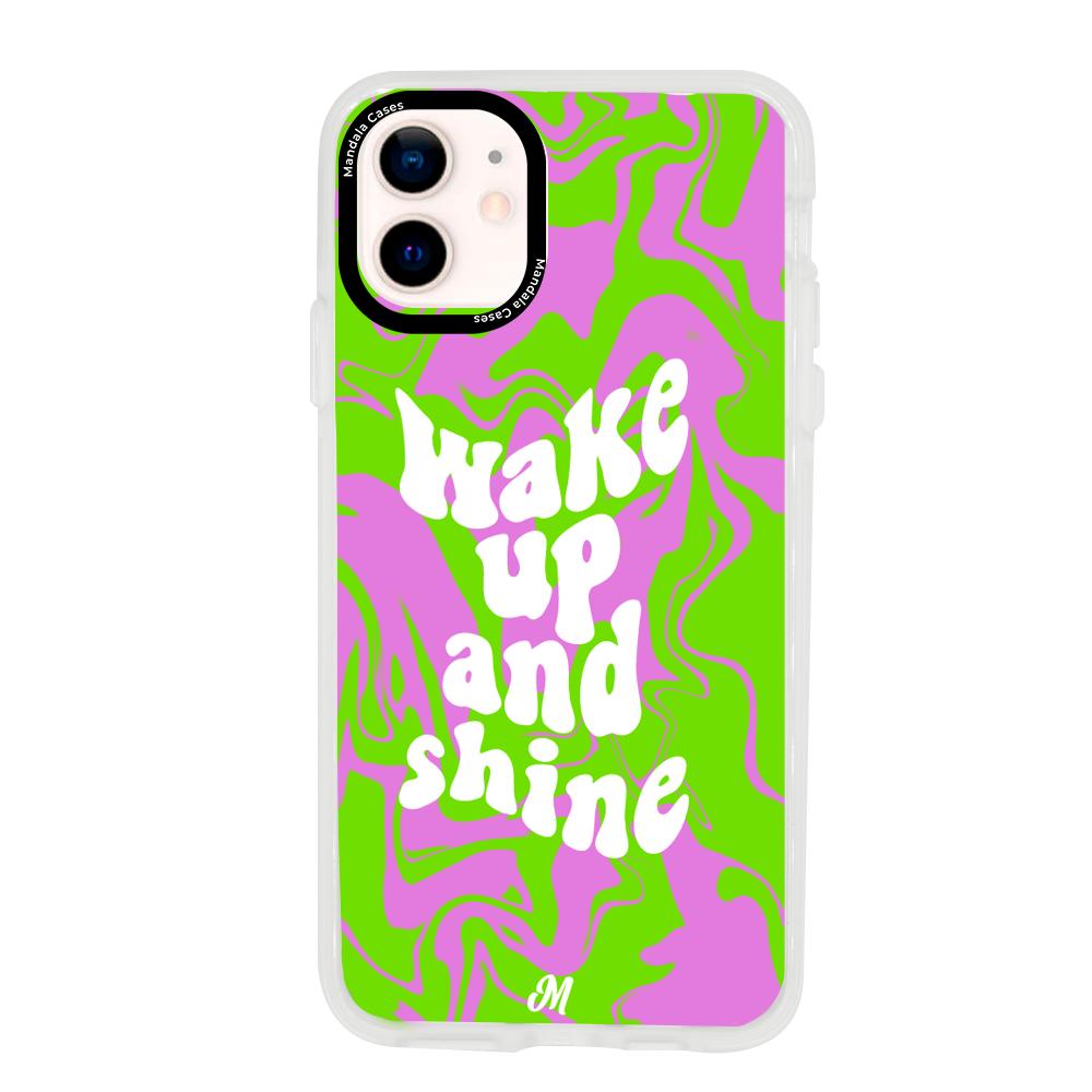 Case para iphone 12 Mini wake up and shine - Mandala Cases