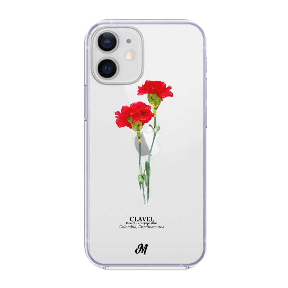 Case para iphone 12 Mini Claveles Rojos - Mandala Cases