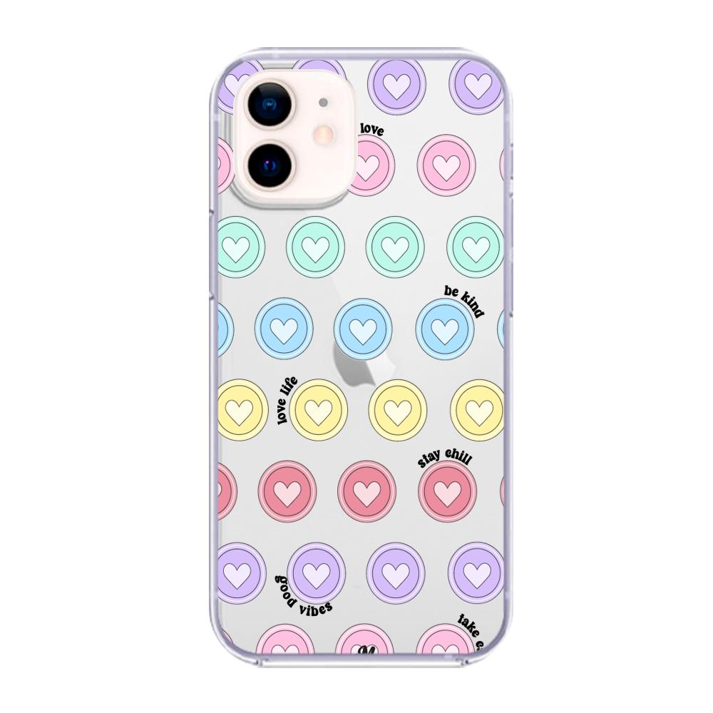 Case para iphone 12 Mini Sellos de amor - Mandala Cases