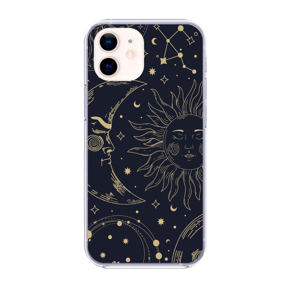 Case para iphone 12 Mini Sol y luna - Mandala Cases