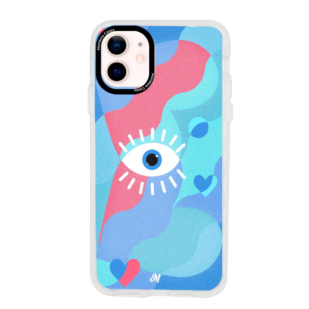 Case para iphone 12 Mini Amor azul - Mandala Cases