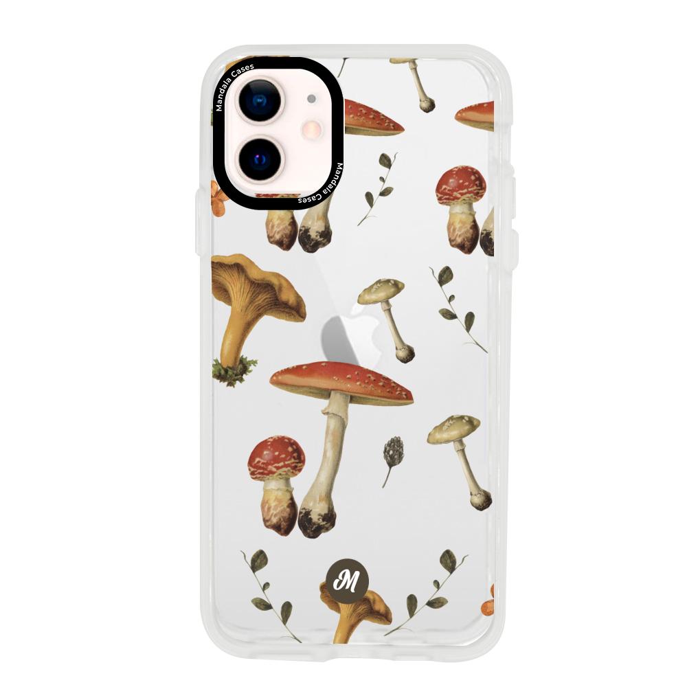 Cases para iphone 12 Mini Mushroom texture - Mandala Cases